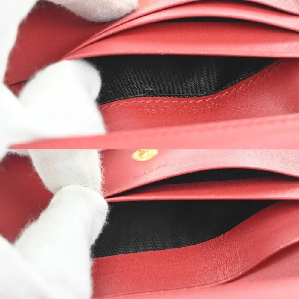 GUCCI Logo Mystic Cat GG Pattern Compact Wallet Supreme Leather Brown 63CA641 - Picture 12 of 12